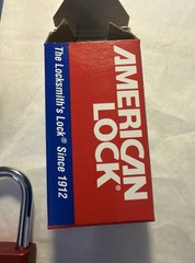 American Lock A1106KARED Keyed Alike Padlocks, Red Aluminum, Steel 6 Pack
