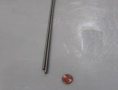 4140/4142 Steel Rod, Metric 5 mm Dia. (-0.051) x 3 FT Length