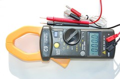 TRMS AC DC Clamp Meter Ammeter Digital Multimeter+Capacitor Tester HVAC Tool New