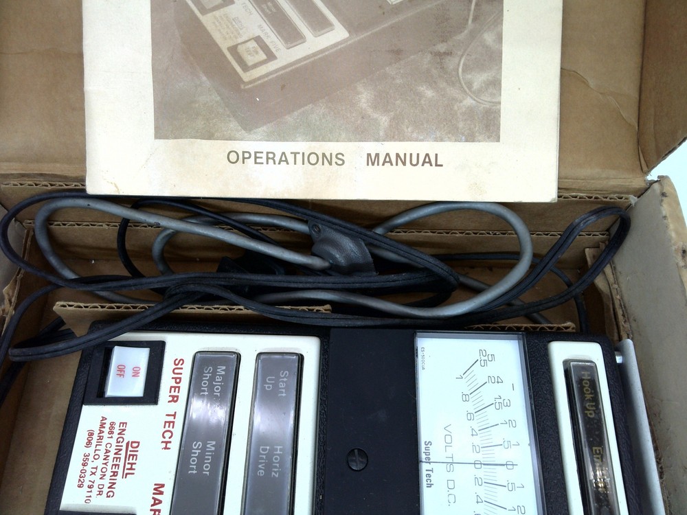 Diehl Engineering Mark V Analyst Super Tech Horizontal Sweep Circuit Analyzer