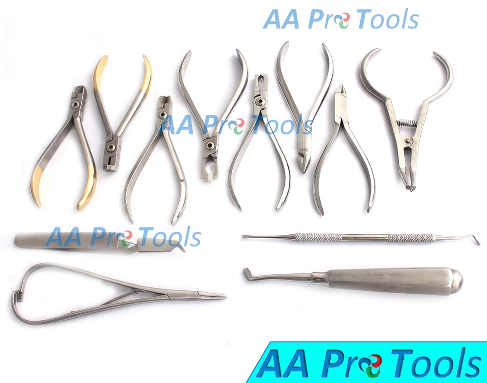 AA Pro: Set Of Orthodontic Instruments Of 15 Pieces – Stainless Steel DN-2115