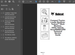 BOBCAT T590 COMPACT TRACK LOADER OPERATORS SERVICE REPAIR SHOP MANUAL PDF USB