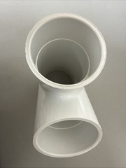 Spears 475-020 2” PVC Wye Fitting Sch 40 Slip x Slip x Slip White USA