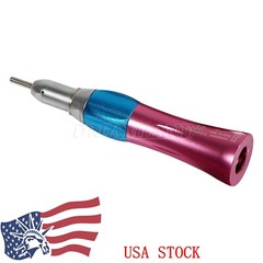 NSK Style Dental Low Speed Handpiece Straight Nosecone Standard E-Type Pink
