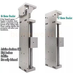 100-1000mm Linear Rail Sliding Table Cross Slide Module SBR Guide Rail SFU1605