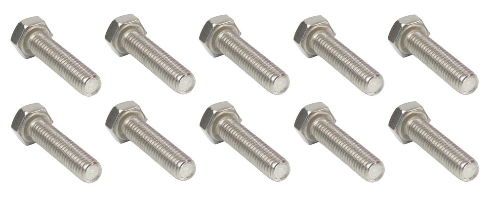 Hex Head Cap Screw Bolt M5-0.8 X 25mm Grade 18-8 A2-70 304 Stainless Steel (10)