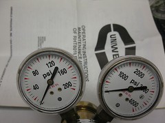 Uniweld RHT8010 Two Stage Fuel Gas Series Compressed Gas Regulator