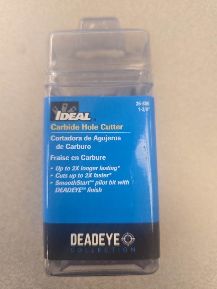 Ideal Carbide Tipped Hole Cutter 1-3/8-Inch Part# 36-805