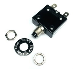 NEW 6 Amp Push Button Thermal Circuit Breaker 12-50V DC 125-250V Volt AC 6A
