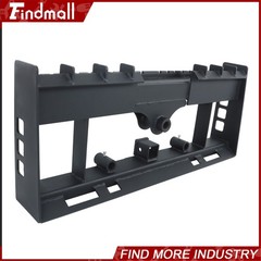 Heavy-Duty Pallet Fork Frame W/ Receiver Hitch & Spear Sleeves Skid Steer 4000lb