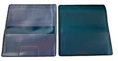 Forest Green Vinyl Checkbook Cover Standard Top Stub 6- 1/4″ x 3-3/8″ New