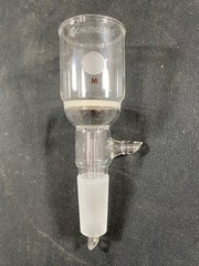 CHEMGLASS Glass 60mL M Frit 24/40 Vacuum Buchner Filter Funnel CG-1406-08 (B)