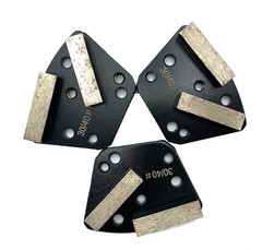 6PK Bolt on Trapezoid Diamond Grinding Disc for Concrete Grinders Medium Bond