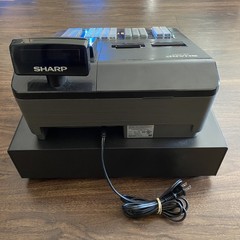 Sharp XE-A407 Cash Register POS System with Drawer, Display, And Key TESTED