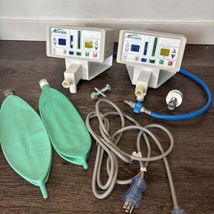 lot of 2 Accutron Digital Dental Nitrous N2O Flowmeter Dental Medical Tested