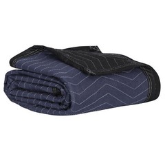 24 Pack Moving Blankets Pro Economy Black Shipping Furniture Pads 80″ x 72″