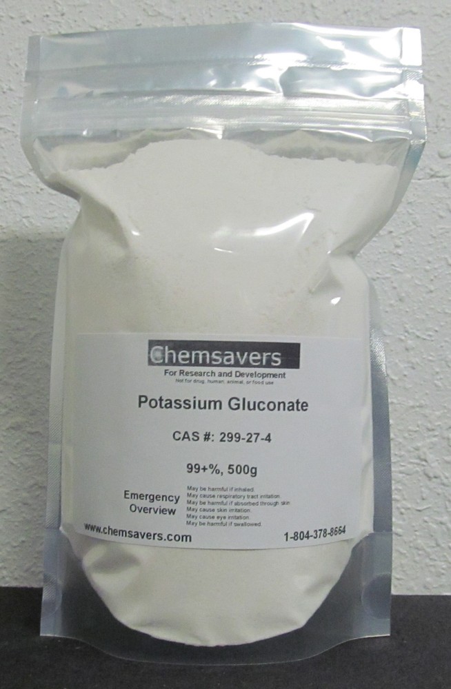 Potassium Gluconate, 99+%, 500g