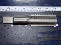 GTD 1-1/2-12 NF PLUG TAP 1 1/2-12 G H4 Straight Flute 6FL HS 1-1/2” 12tpi USA