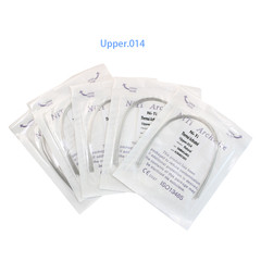 Dental Orthodontic Heat Thermal Activated NITI Arch Wires Natural Round Wire