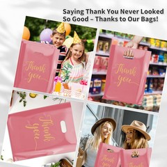 Gute 50 Pack Thank You 1 Count (Pack of 50), Pink-9×12 Inch(50pcs)
