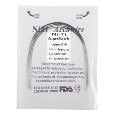 10PCS/PACK Dental Orthodontic Arch Wire Niti Round Super Elastic Natural Form DL