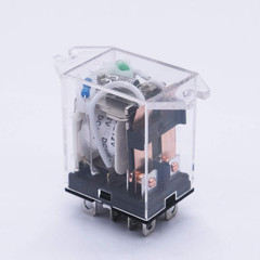 2 Pack DC 12V 8 Pin DPDT Power Relay with LED Indicator 10A General Purpose