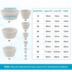 Ceramic Buchner Filter Funnel 100mm Lab Supplies Porcelain Funnels Flask Adapter
