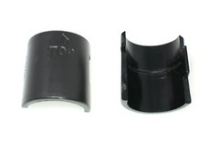 1″ Diameter Wire Shelf Clips Shelving Split Sleeves Lock Locking Plastic 4 pair