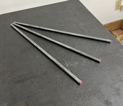 M2 Tool Steel Round Rods 1/4″ (.265 OD) x 12″ | High Speed Steel | 3 Pack