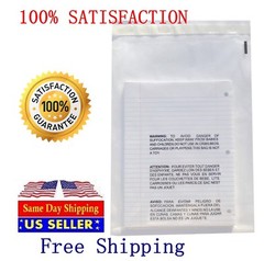 6×9 Clear Bags Suffocation Warning Self Seal Bag 1.5 Mil -ST ShipMailers