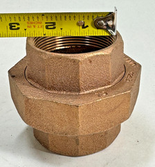 2″ 125 lb. Brass Union Female NPT (FIP) Both Ends