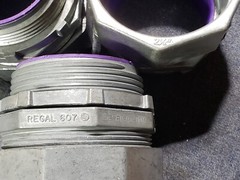 (3Pcs) Regal 607-S EMT,Rigid,IMC Compression Conduit Fitting 2-1/2″ DieCast Zinc