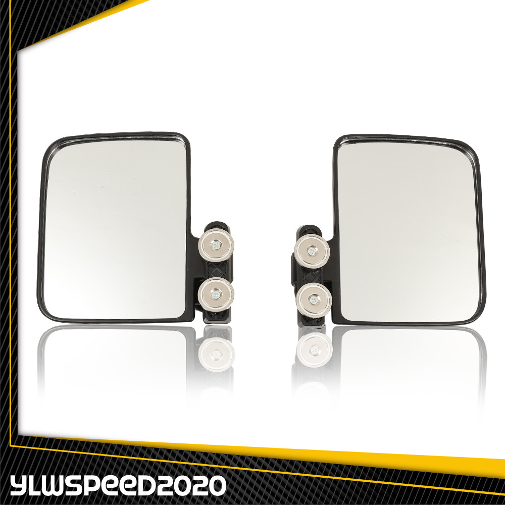 Pair 220lb Rated Magnet Tractor Side Mirror LH & RH Fit For Kubota John Deere