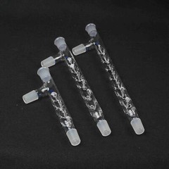 19/26 24/29 Joint 100/200/250/300mm Boro Glass Vigreux Distilling Tube Side Arm