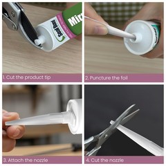Seal Bond CS-4300 Mirror Adhesive, Low Odor, VOC Natural (Off-White)