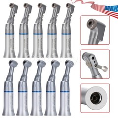 1-5 Dental Slow Low Speed Handpiece Contra Angle Push Button/Latch E-type