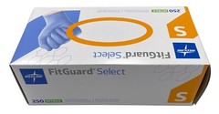 Medline FitGuard Touch Nitrile Exam Glove, 250 Count, Small, Blue
