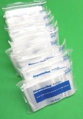 1000 3″x4″ Reloc Zippit Slide Top Lock Bags Clear 2mil Reclosable Baggies 3 x 4