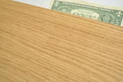 White Oak Wood Veneer Sheet 7 x 30 inches 1/42nd thick L2307-27