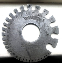 The L.S. STARRETT CO American Standard No 283 Wire Gauge 0-36 U.S.A Made