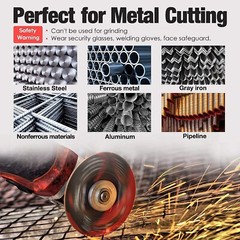 SHALL 50-Pack Cut Off Wheels 4 1/2 x 7/8 Inch`Angle Grinder Fast Cutting Disc US