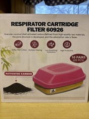 60926 Multi Gas Vapor Replacement Respirator Cartridge Filter, 1 Pair Sealed