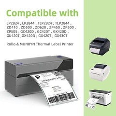 4×6″ Direct Thermal Shipping Postage Labels 220/Roll Compatible Dymo 4XL 1744907