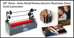 Ving 26″ in Semi – Auto Small Home Cold Laminator for Business Card Laminating