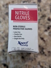 Xpect First Aid Nitrile Gloves Disposable Non-Sterile Protective Gloves 4 Pair