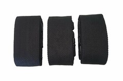 LINE2design Spine Board Straps – Disposable Backboard Straps Pack of 3 – Black
