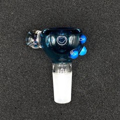 14mm Single Hole Glass Bowl Slide – NSFW