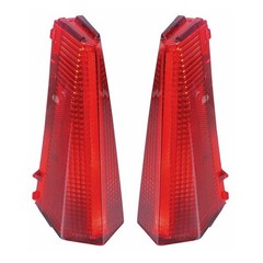 Tail Light Fin Lamp Lens Set Left Right Rear Cadillac Eldorado 1969 2pcs Plastic