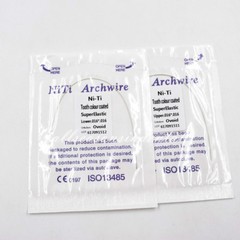 10x Dental Ortho Tooth Color Rectangular Super Elastic NITI Arch Wir 16*16 Upper