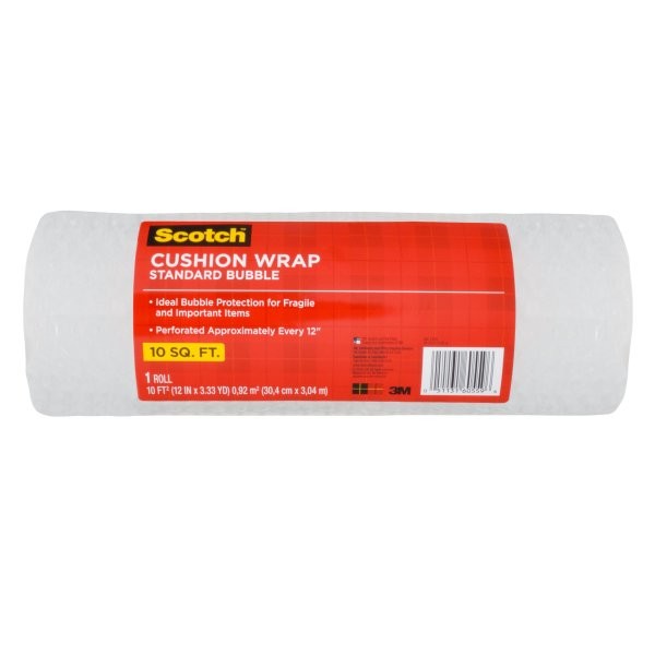 Scotch Bubble Cushion Wrap: 12 in. x 10 ft. (Clear)